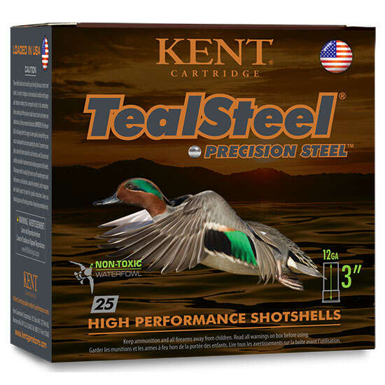 Ammunition Kent Cartridge 1 1/4 oz 12Gauge KENT KTS123366 TEALSTL      12 3IN  6   11/4 25/10